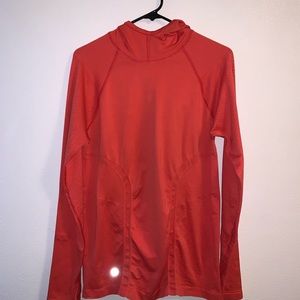 Athleta Hooded Pullover Thumb Holes Size L/XL